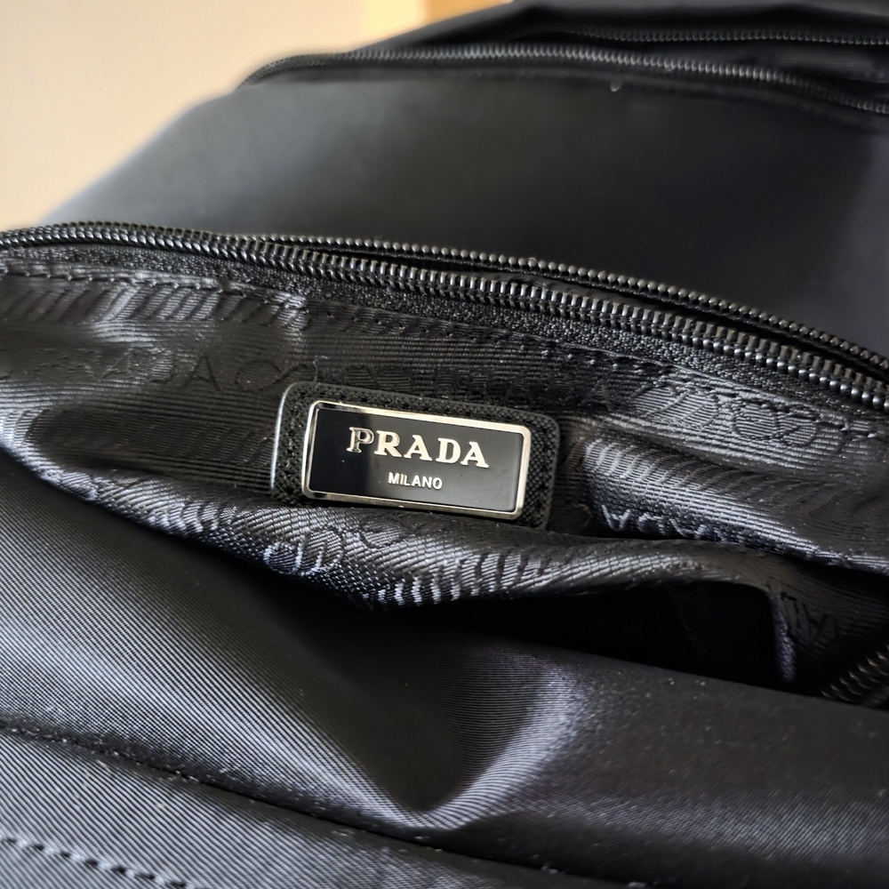 Source Unknown Prada Black Nylon Backpack - image 3